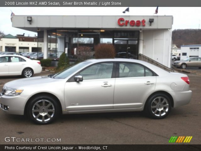 2008 Lincoln MKZ AWD Sedan in Silver Birch Metallic