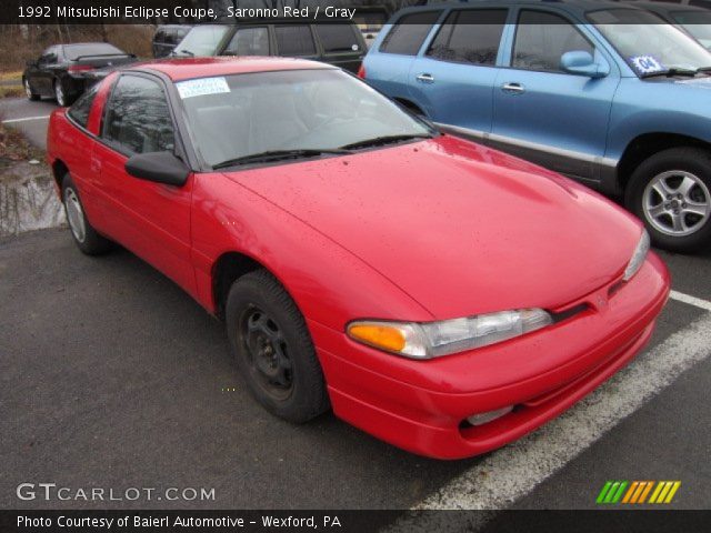 1992 Mitsubishi Eclipse Coupe in Saronno Red