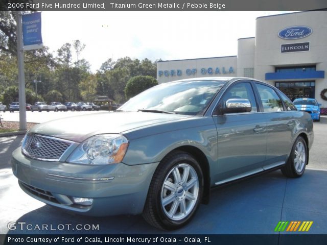 2006 Ford Five Hundred Limited in Titanium Green Metallic