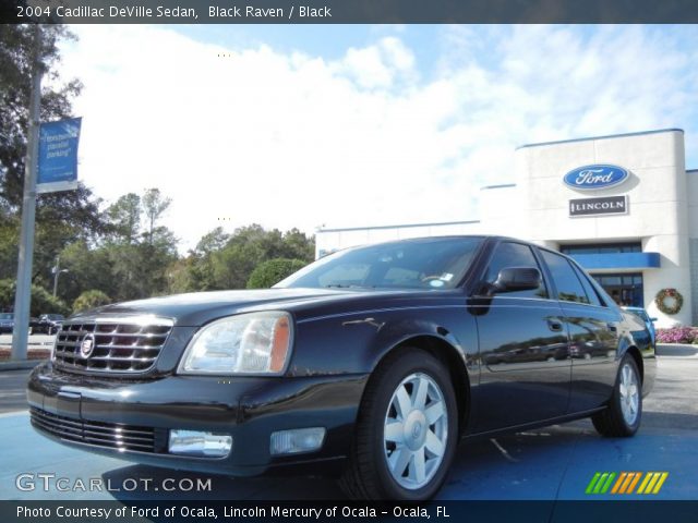 2004 Cadillac DeVille Sedan in Black Raven