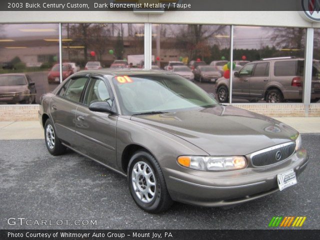 2003 Buick Century Custom in Dark Bronzemist Metallic
