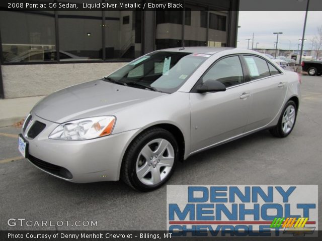 2008 Pontiac G6 Sedan in Liquid Silver Metallic