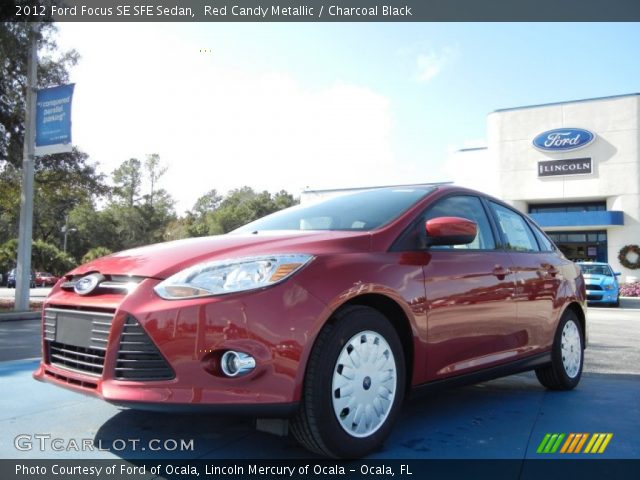 2012 Ford Focus SE SFE Sedan in Red Candy Metallic