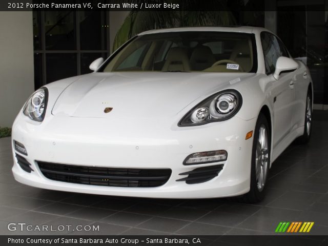 2012 Porsche Panamera V6 in Carrara White