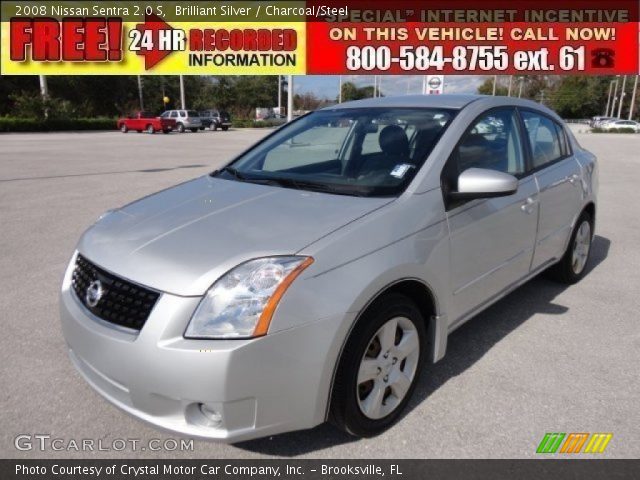 2008 Nissan Sentra 2.0 S in Brilliant Silver