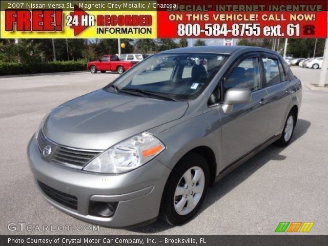 2007 Nissan Versa SL in Magnetic Grey Metallic