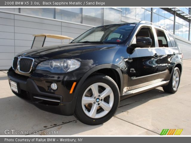 2008 BMW X5 3.0si in Black Sapphire Metallic