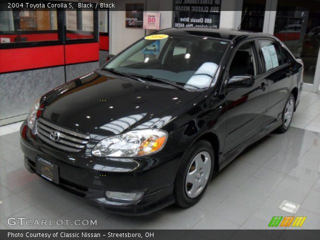 2004 Toyota Corolla S in Black