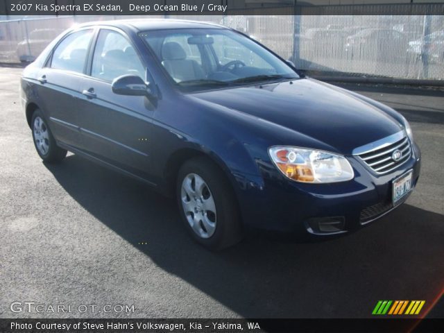 2007 Kia Spectra EX Sedan in Deep Ocean Blue