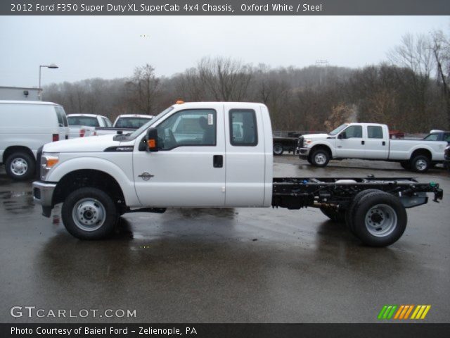 2012 Ford F350 Super Duty XL SuperCab 4x4 Chassis in Oxford White