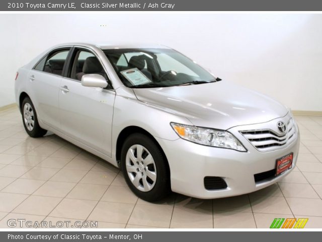 2010 Toyota Camry LE in Classic Silver Metallic