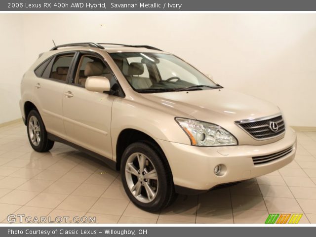 2006 Lexus RX 400h AWD Hybrid in Savannah Metallic