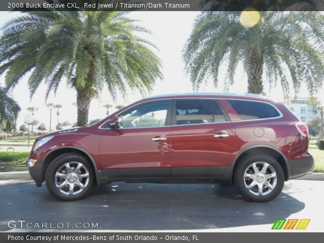 2008 Buick Enclave CXL in Red Jewel