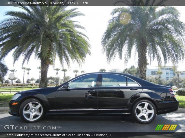 2008 Mercedes-Benz S 550 Sedan in Black