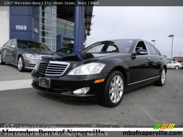 2007 Mercedes-Benz S 550 4Matic Sedan in Black
