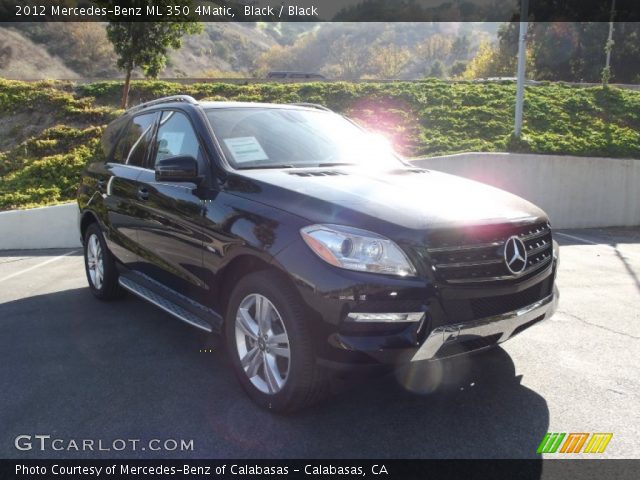 2012 Mercedes-Benz ML 350 4Matic in Black