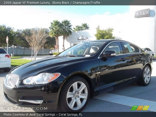 2009 Jaguar XF Premium Luxury in Ebony Black