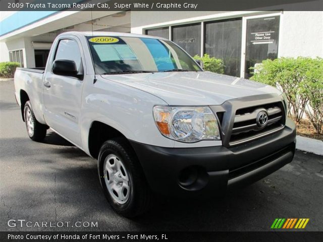 2009 Toyota Tacoma Regular Cab in Super White