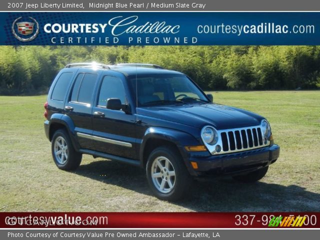 2007 Jeep Liberty Limited in Midnight Blue Pearl