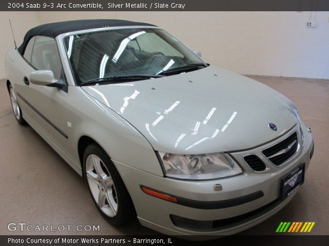 2004 Saab 9-3 Arc Convertible in Silver Metallic