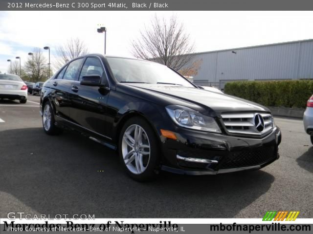 2012 Mercedes-Benz C 300 Sport 4Matic in Black