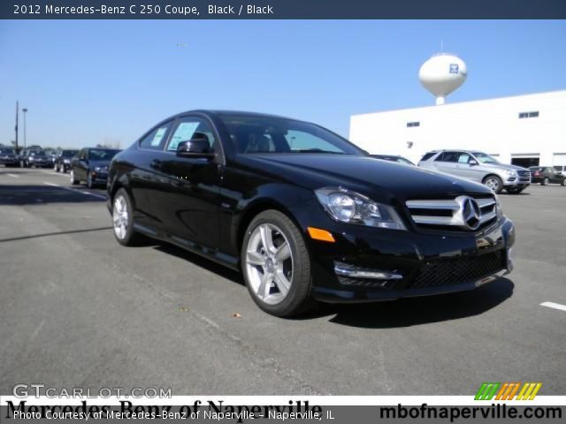 2012 Mercedes-Benz C 250 Coupe in Black