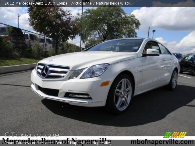 2012 Mercedes-Benz E 350 Coupe in Arctic White