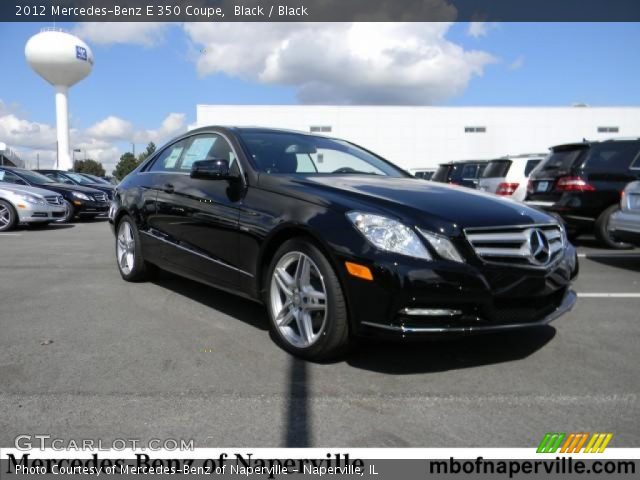 2012 Mercedes-Benz E 350 Coupe in Black
