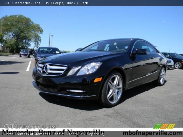 2012 Mercedes-Benz E 350 Coupe in Black