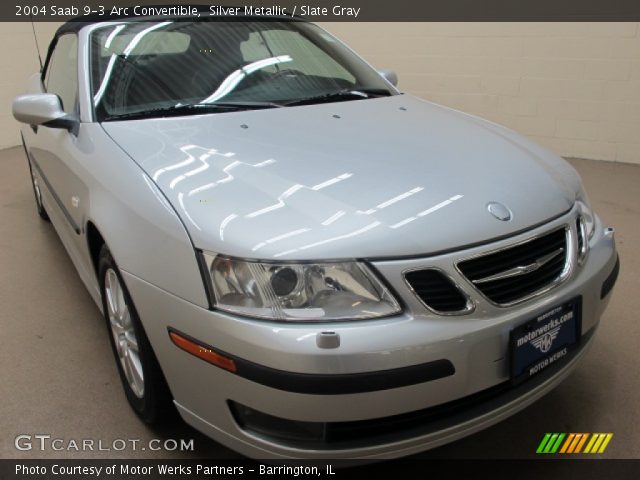 2004 Saab 9-3 Arc Convertible in Silver Metallic