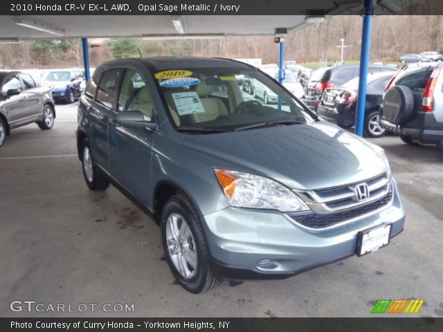 2010 Honda CR-V EX-L AWD in Opal Sage Metallic