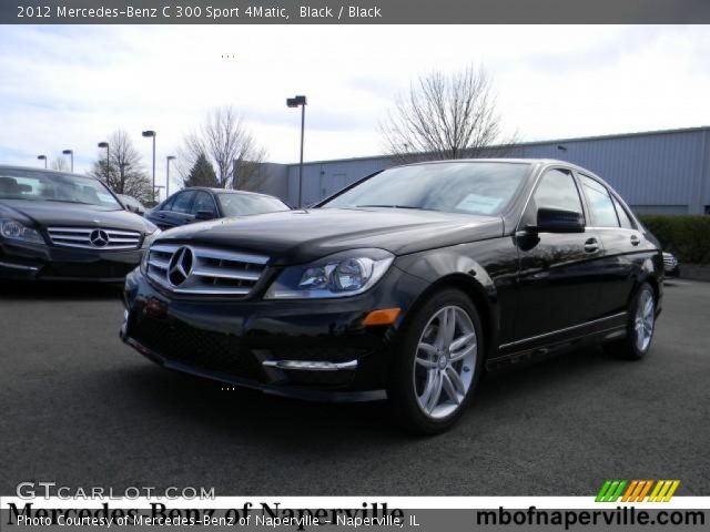 2012 Mercedes-Benz C 300 Sport 4Matic in Black