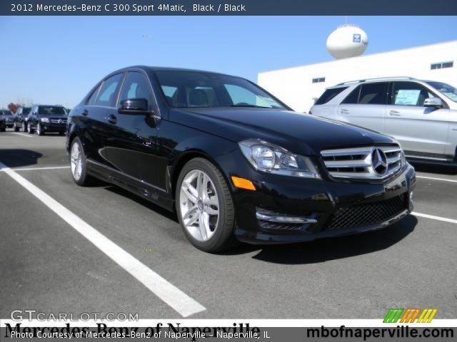 2012 Mercedes-Benz C 300 Sport 4Matic in Black
