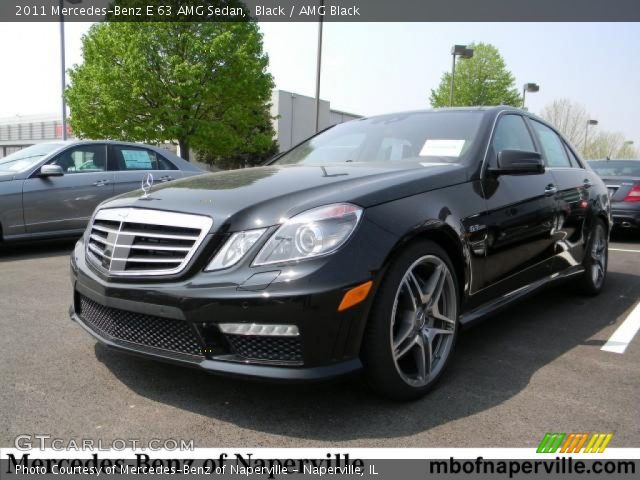 2011 Mercedes-Benz E 63 AMG Sedan in Black