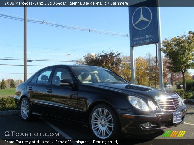 2008 Mercedes-Benz E 350 Sedan in Sienna Black Metallic