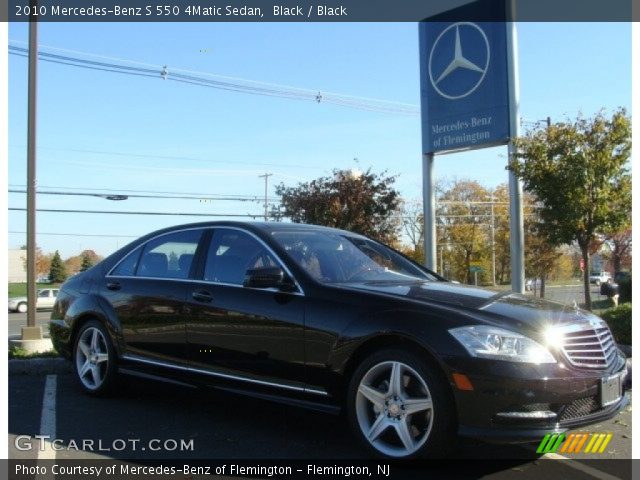 2010 Mercedes-Benz S 550 4Matic Sedan in Black