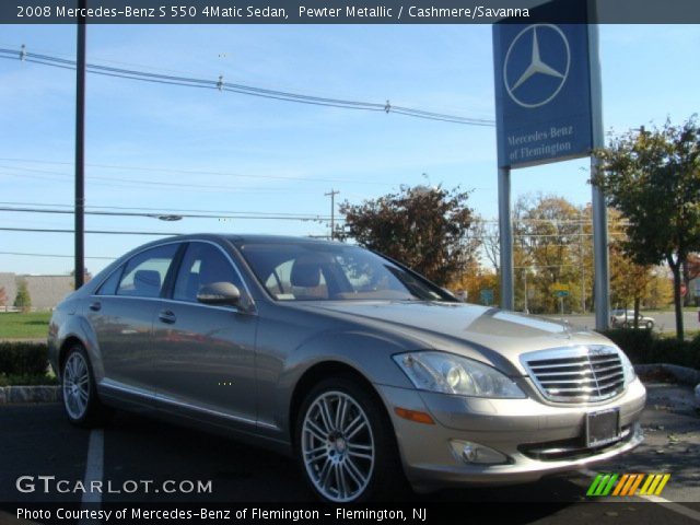 2008 Mercedes-Benz S 550 4Matic Sedan in Pewter Metallic