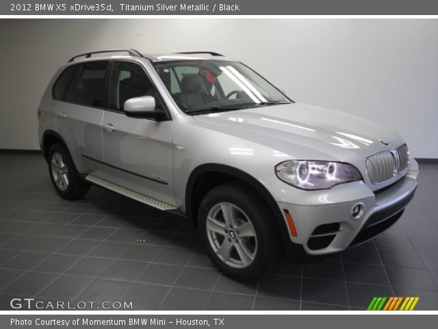 2012 BMW X5 xDrive35d in Titanium Silver Metallic