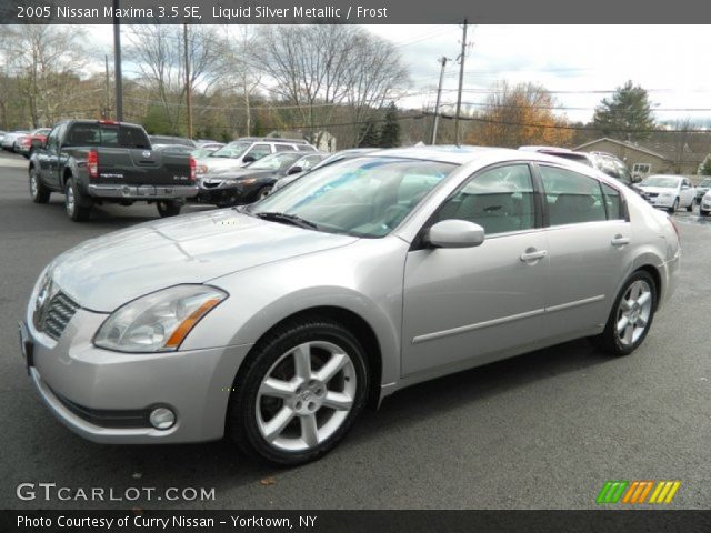 2005 Nissan Maxima 3.5 SE in Liquid Silver Metallic
