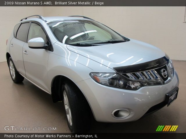 2009 Nissan Murano S AWD in Brilliant Silver Metallic