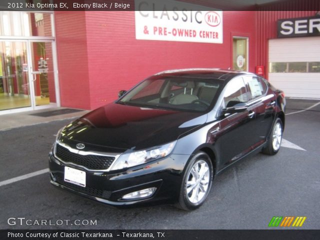 2012 Kia Optima EX in Ebony Black