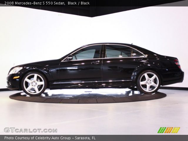 2008 Mercedes-Benz S 550 Sedan in Black