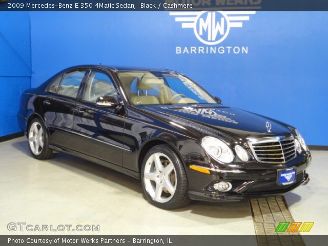 2009 Mercedes-Benz E 350 4Matic Sedan in Black