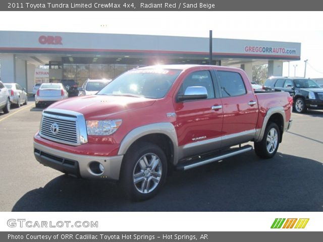 2011 Toyota Tundra Limited CrewMax 4x4 in Radiant Red
