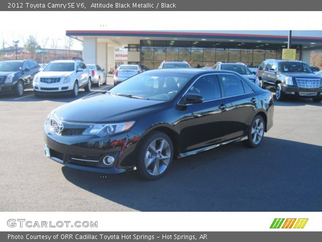 2012 Toyota Camry SE V6 in Attitude Black Metallic
