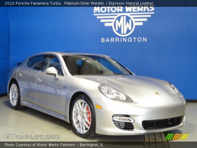 2010 Porsche Panamera Turbo in Platinum Silver Metallic