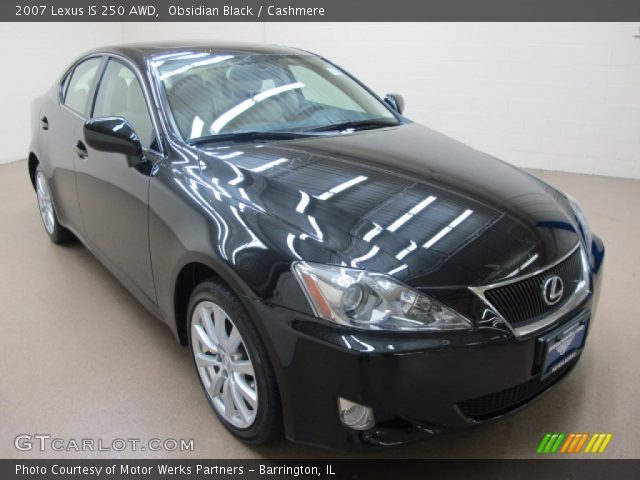 2007 Lexus IS 250 AWD in Obsidian Black