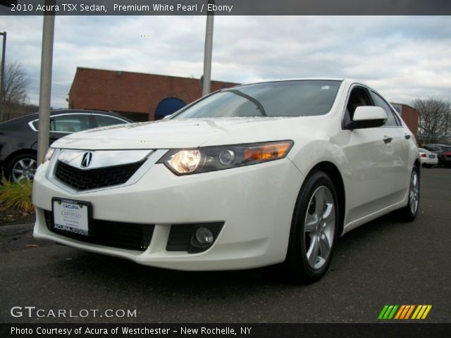 2010 Acura TSX Sedan in Premium White Pearl