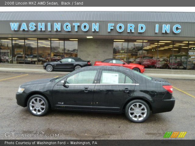 2008 Lincoln MKZ AWD Sedan in Black