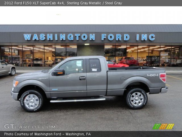 2012 Ford F150 XLT SuperCab 4x4 in Sterling Gray Metallic
